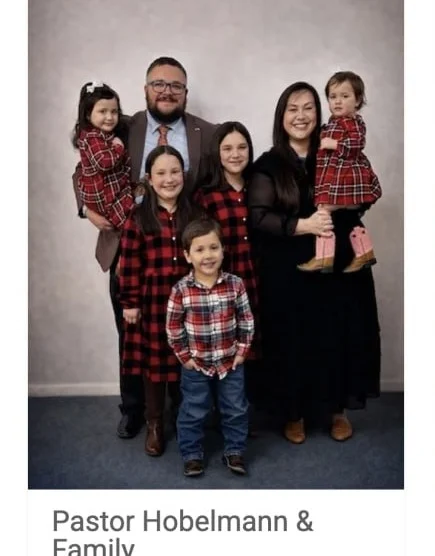 Pastor Hobelmann and family